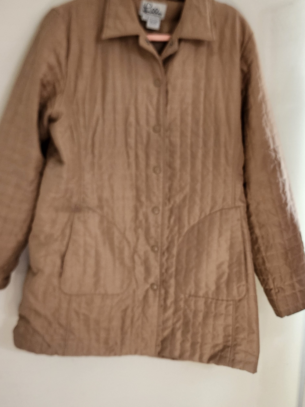 Lilly Pulitzer Quilted Puffer Jacket in Tan
